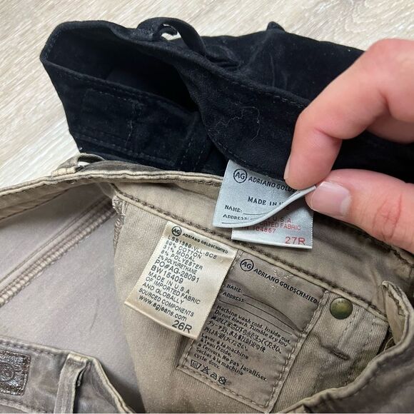 Lot Of 2 AG Adriano Goldschmied Jean 26 & 27 The Legging Ankle Super Skinny READ - Picture 5 of 8